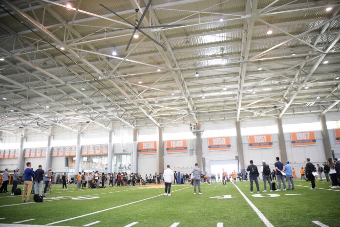 The location for the Tennessee Volunteers' Pro Day in 2022.