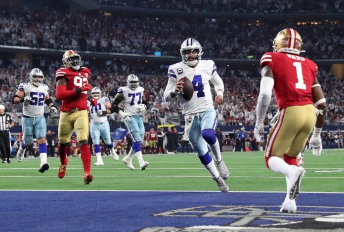 cowboys odds against 49ers