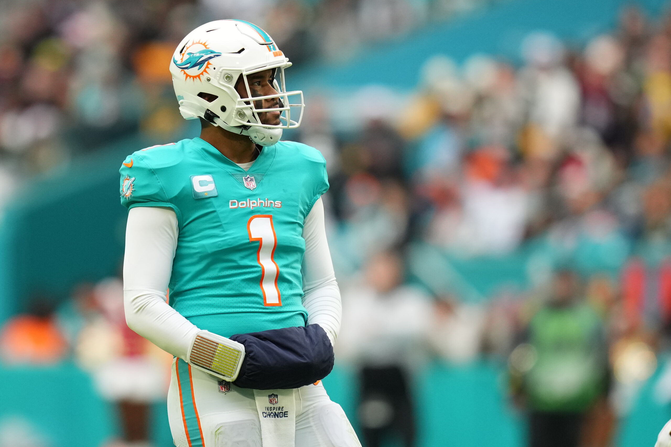 Miami Dolphins' Tua Tagovailoa talks about goals ahead of season