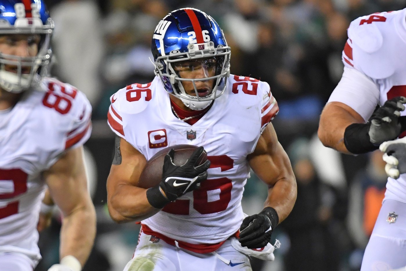 Giants coach on if Saquon Barkley will play vs. Eagles: 'I hope so