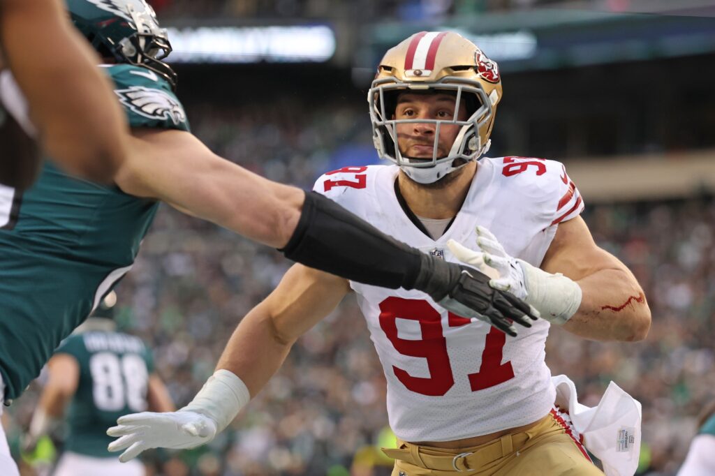 49ers' Nick Bosa wins 2022 Defensive Player of the Year at NFL Honors – NBC  Sports Bay Area & California