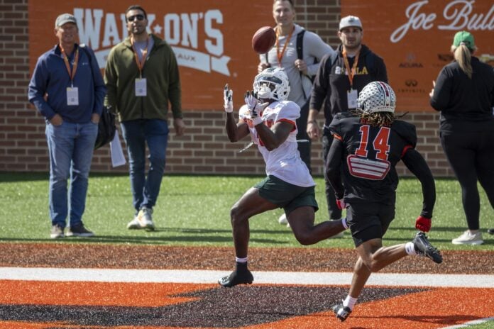Final Risers From the 2023 Senior Bowl Include Tyjae Spears, Jayden Reed