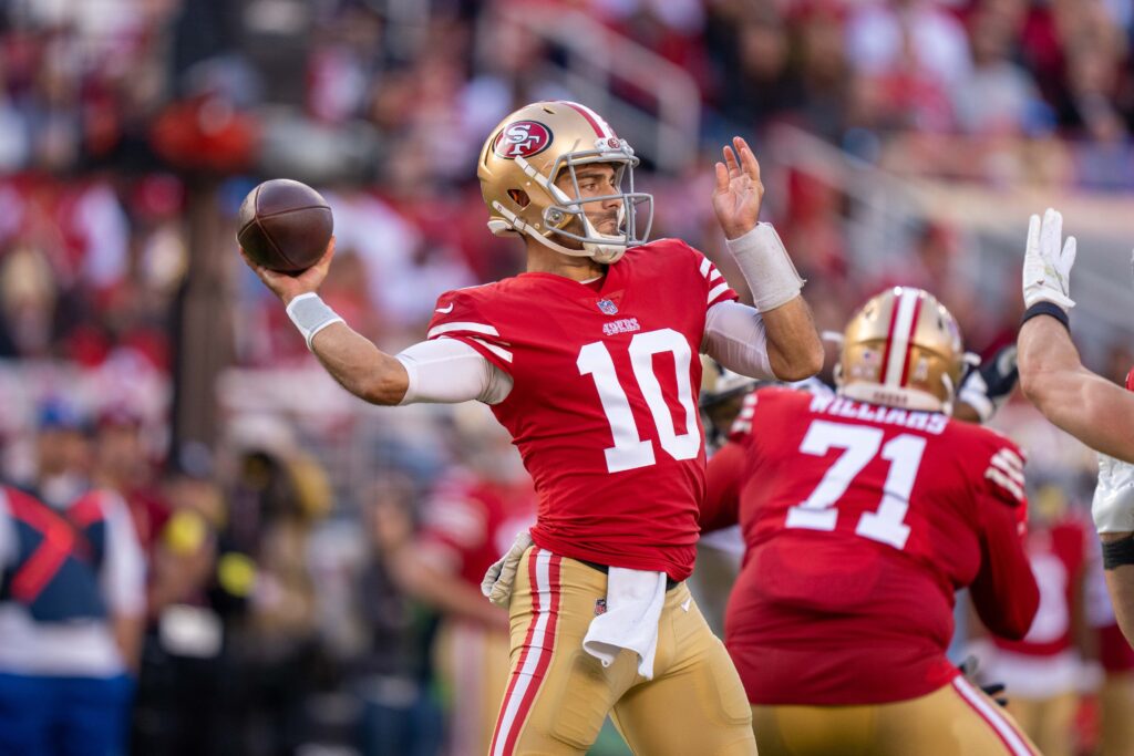 NFL betting: Bettors have no faith in Jimmy Garoppolo this weekend