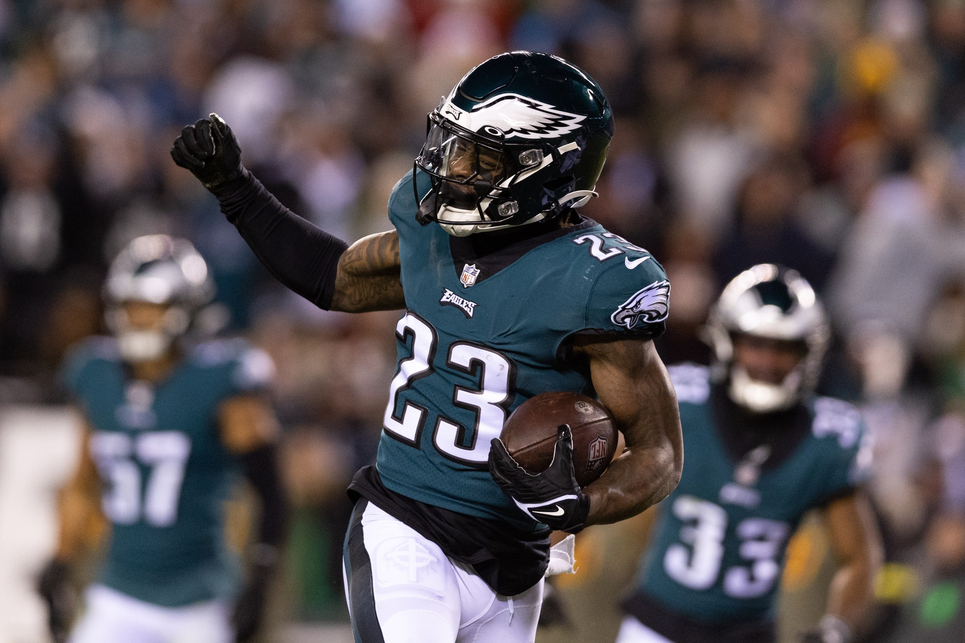 Gardner-Johnson seems to have no problem fitting in with Eagles