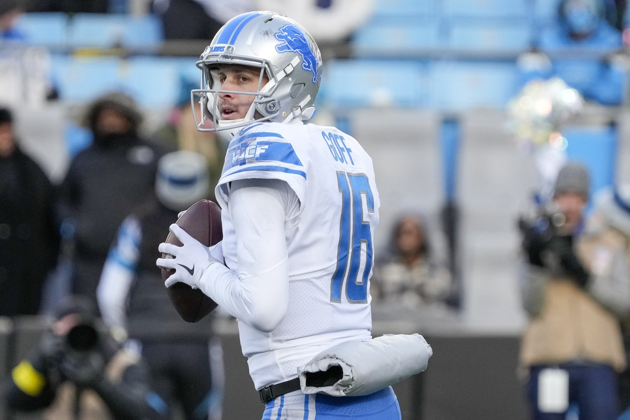 CHARLOTTE, NC - DECEMBER 24: Detroit Lions quarterback Jared Goff