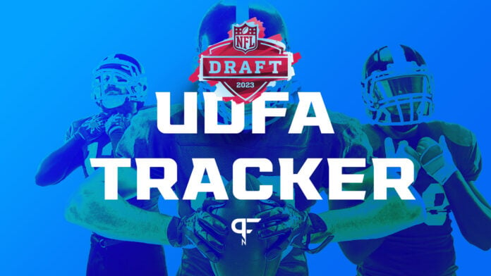 Track all of the undrafted free agents signing after the 2023 NFL Draft.