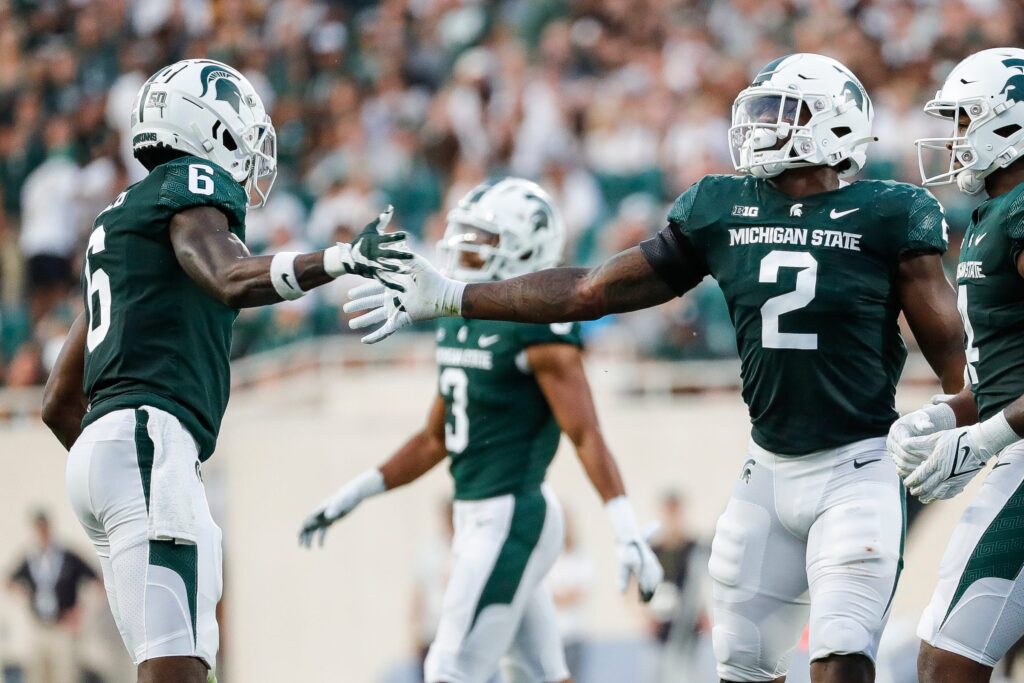 Michigan State's Bryce Baringer, Ameer Speed drafted by Patriots