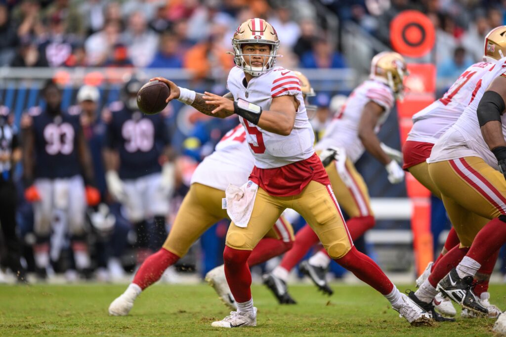 49ers' Trey Lance trade rumors: Kyle Shanahan, John Lynch address QB's  murky future in San Francisco 