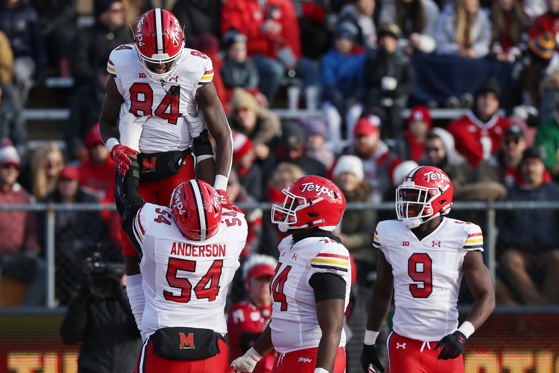 Maryland tackle Spencer Anderson is a chess whiz off the field