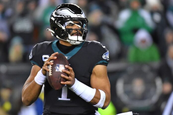 Philadelphia Eagles starting QB Jalen Hurts stars for NFL Salary