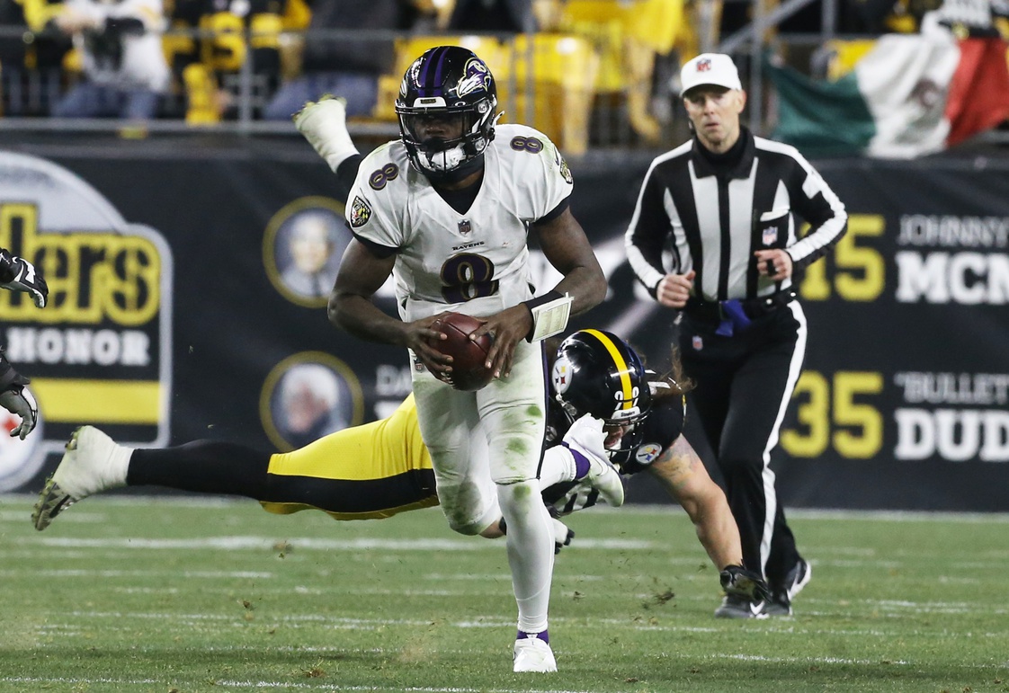 Jackson at Ravens' voluntary practice