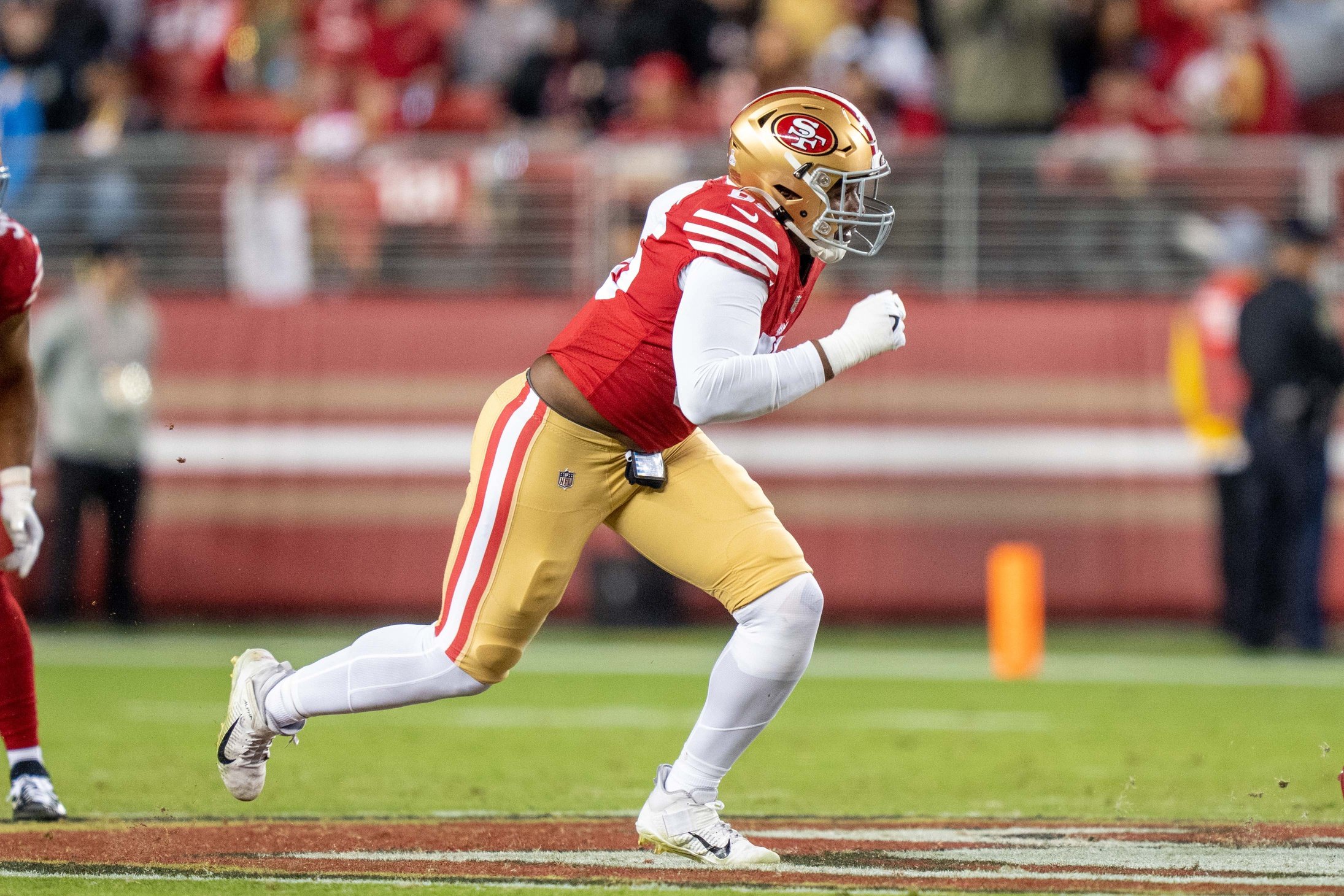 San Francisco 49ers wide receiver Danny Gray (86) runs for a