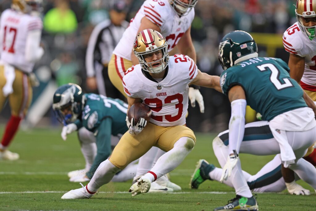 With Christian McCaffrey iffy for 49ers' backfield battle vs