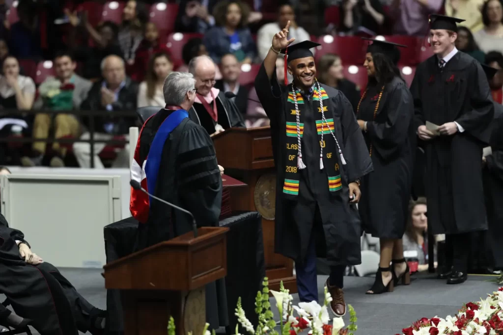 Eagles quarterback Jalen Hurts earns his master's degree : NPR