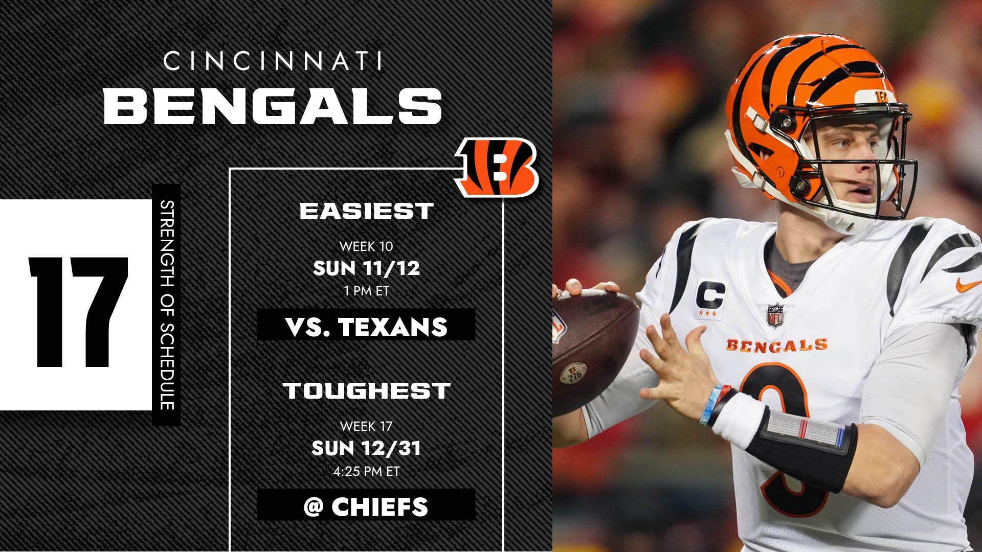do the bengals play this sunday