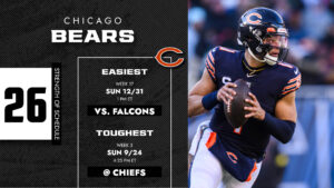 Chicago Bears Schedule 2023: Dates, Times, TV Schedule, And More