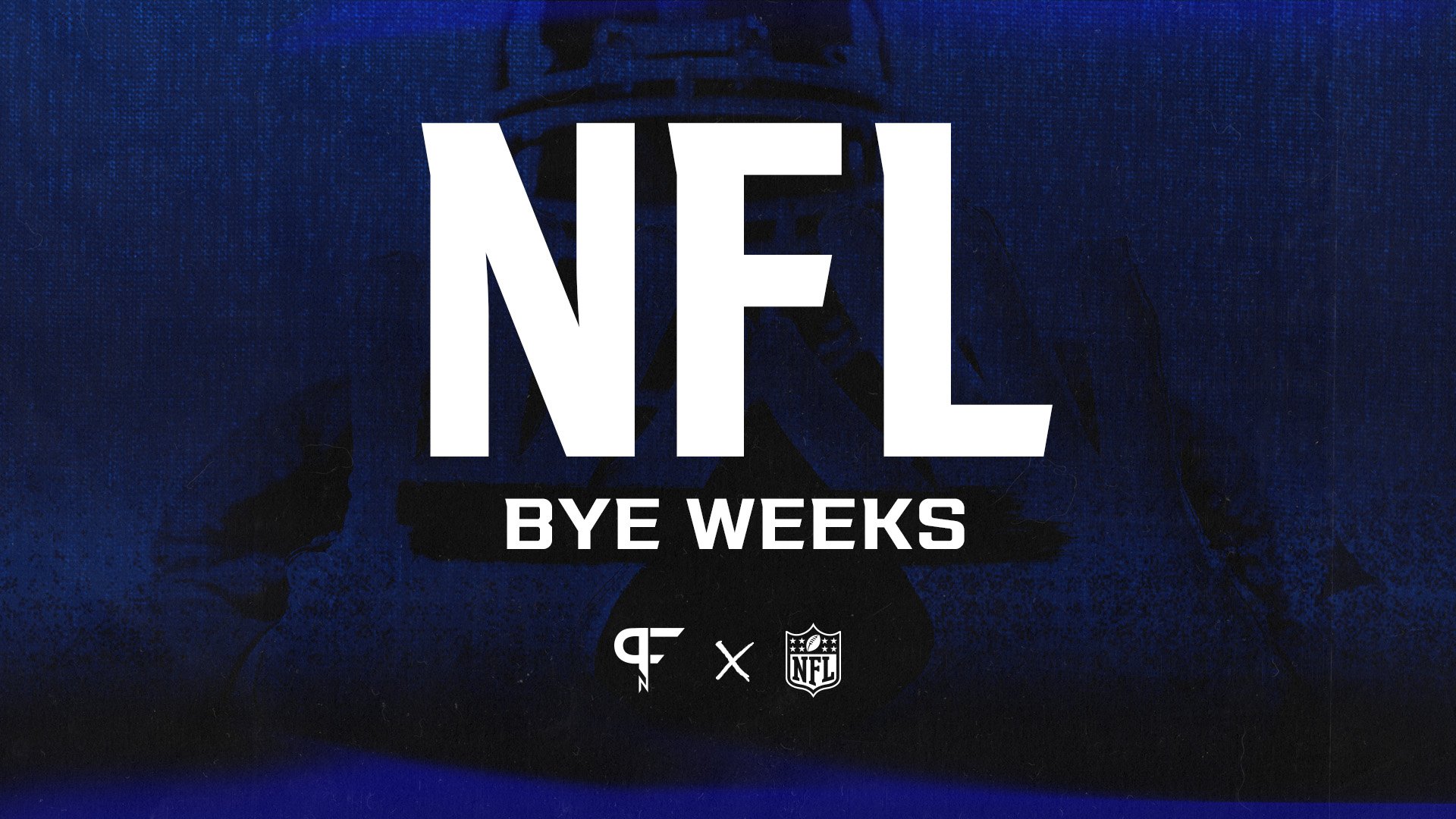 NFL Bye Weeks Schedule 2023