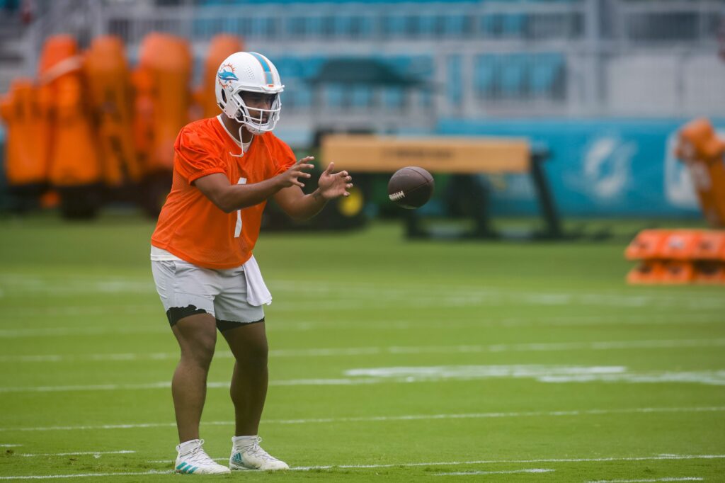 Tua Tagovailoa mixed reviews at Dolphins camp are still a net positive