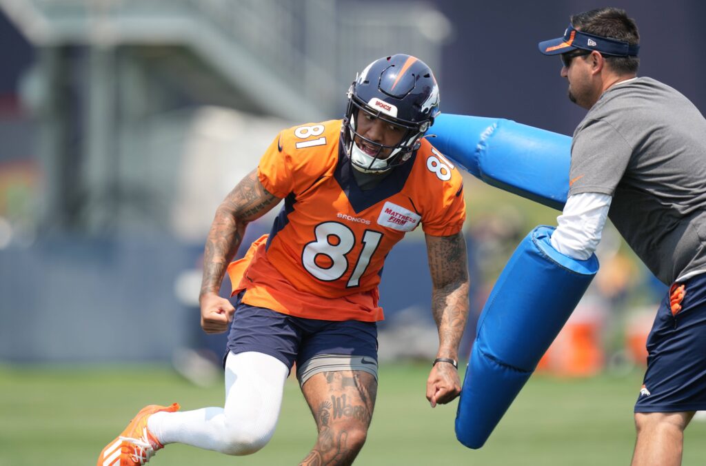 Broncos starting tight end: Who is TE1 for Denver in fantasy football? -  DraftKings Network