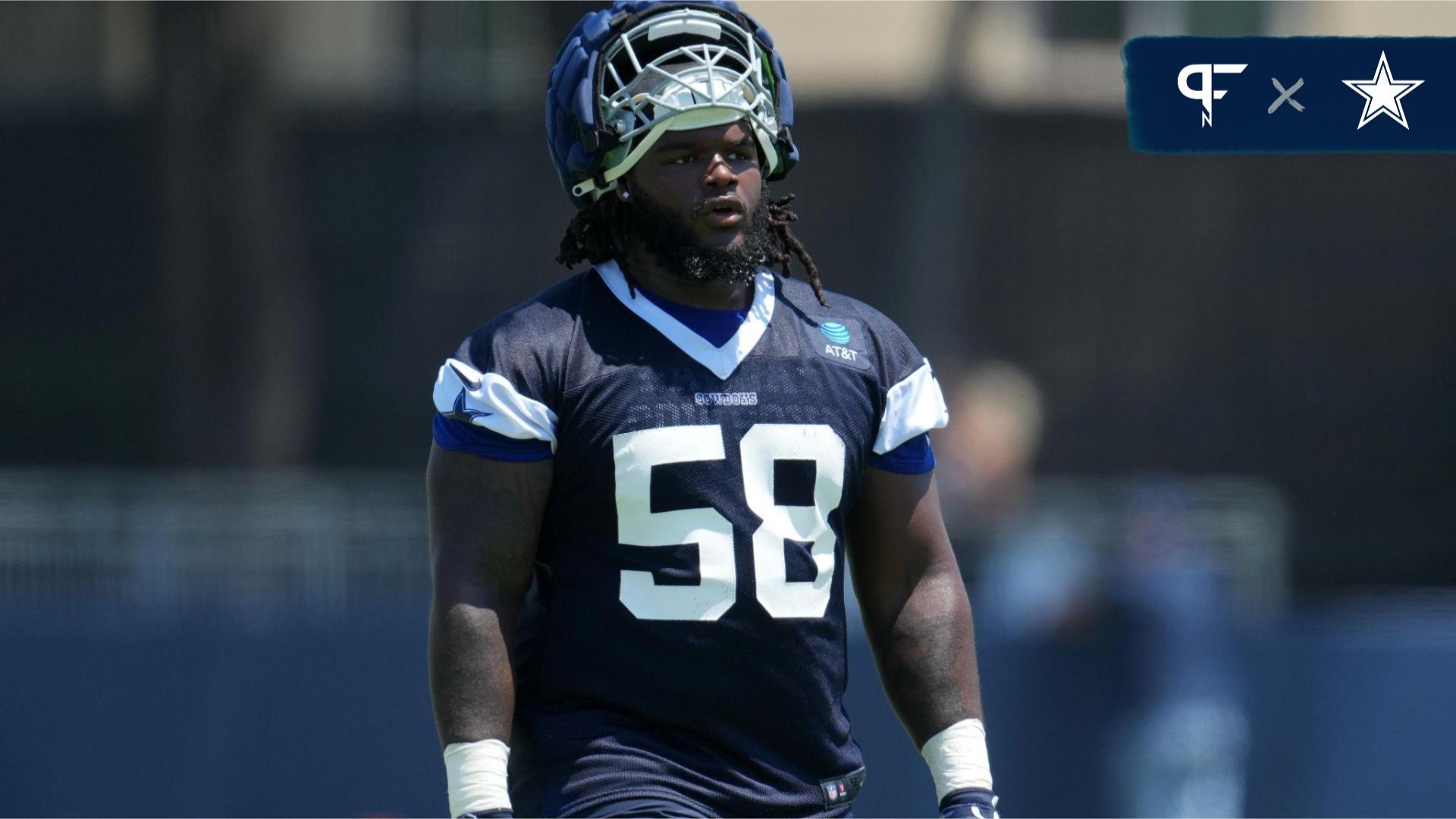 Dallas Cowboys defensive tackle Mazi Smith (58) is seen during an