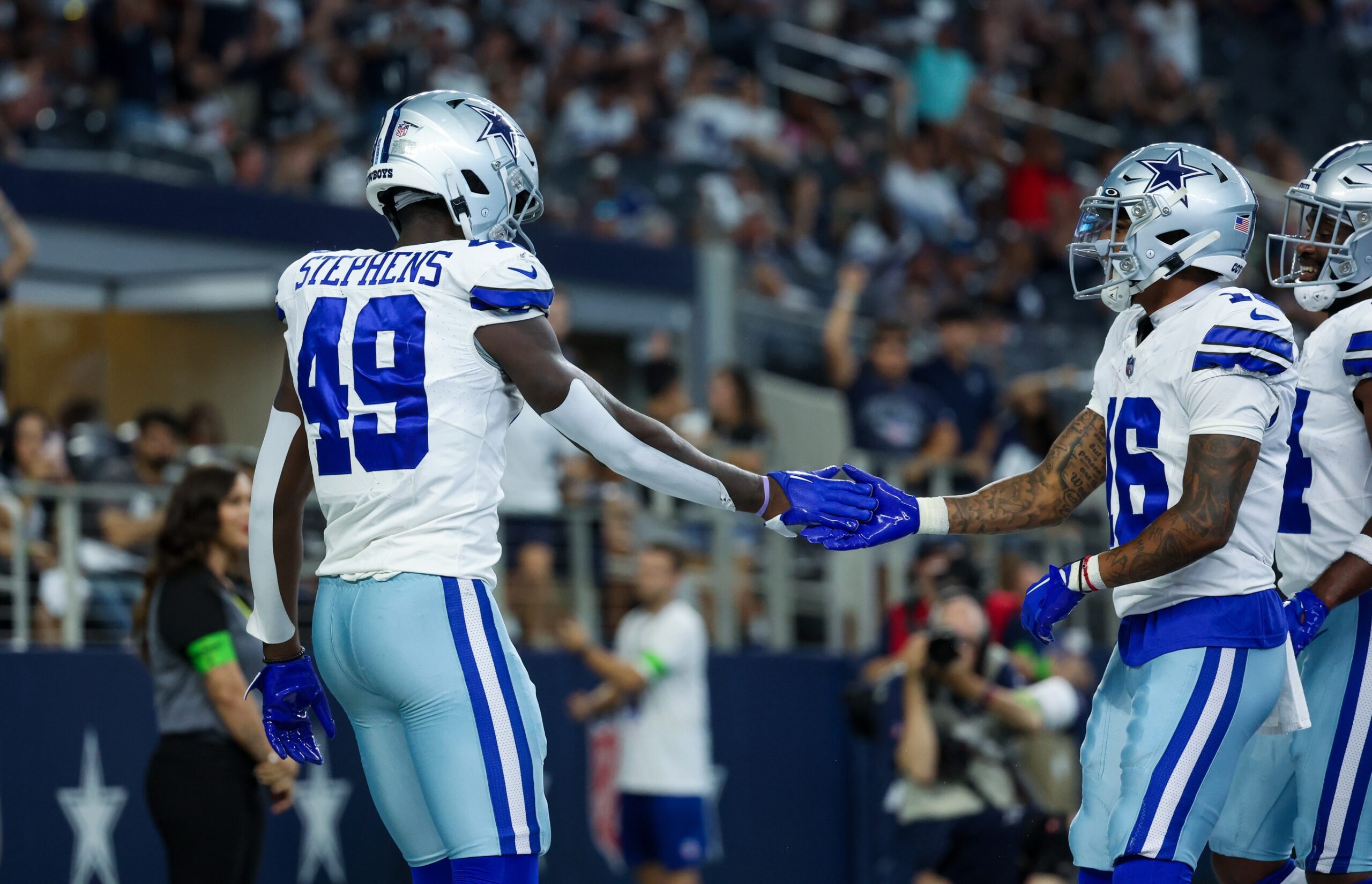 Dallas Cowboys wide receiver Jalen Tolbert during the first half