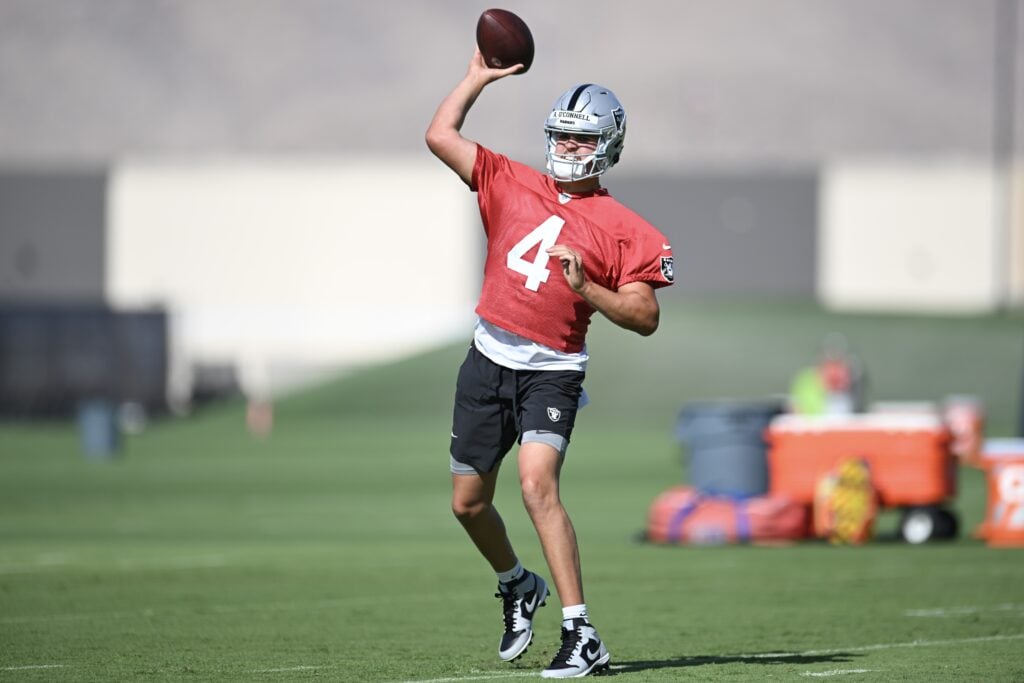 Rookie Raiders QB Aidan O'Connell faces steep learning curve in