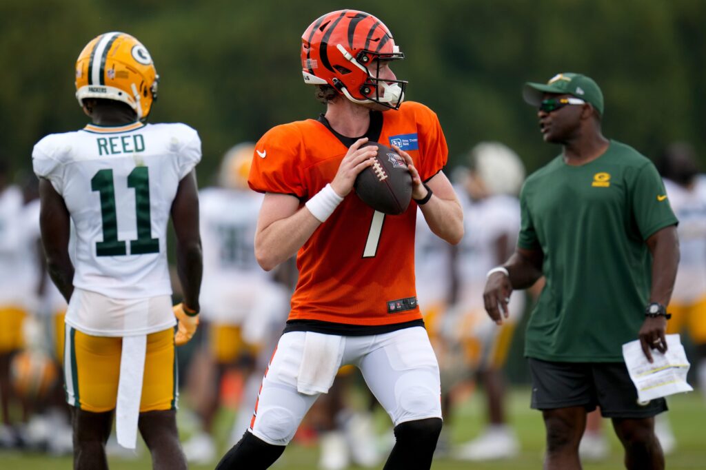 Logan Wilson, Alex Cappa miss Bengals' joint practice vs. Packers