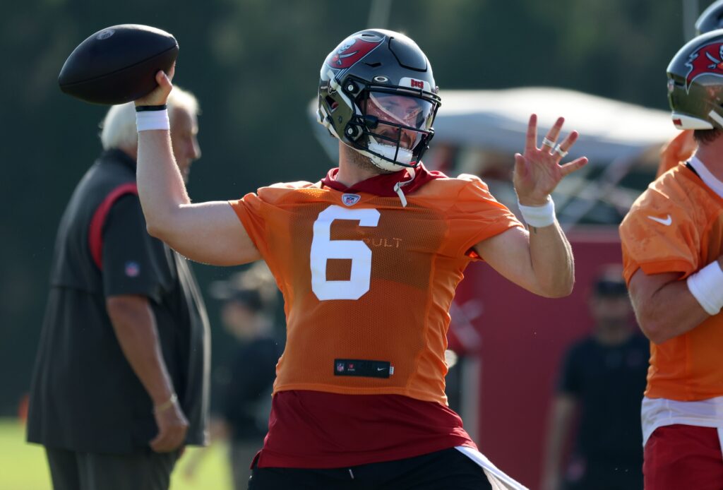 Baker Mayfield is doing his best Tom Brady (at 45) impression for