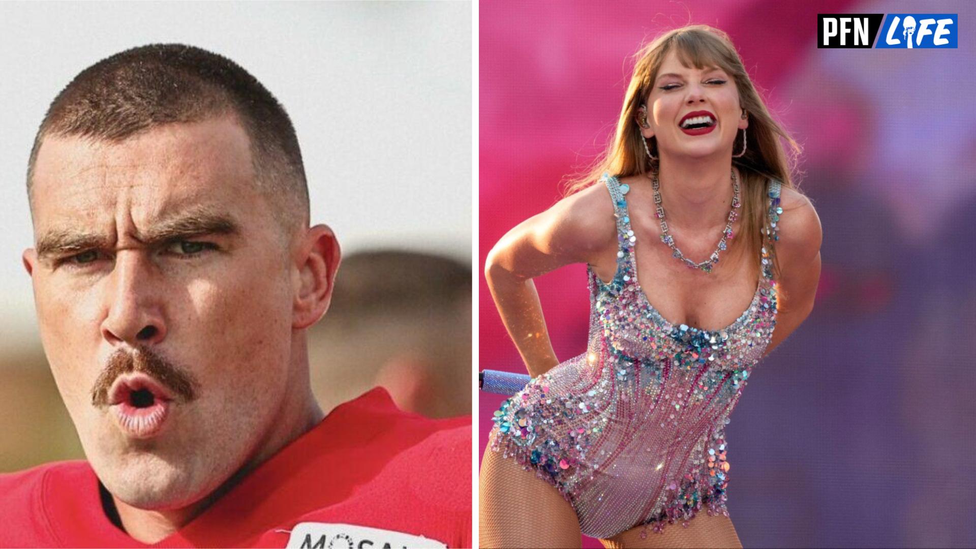 taylor swift: Travis Kelce reveals he tried giving his phone number to  Taylor Swift at Eras Tour but was left 'disappointed'; Here's what happened  - The Economic Times