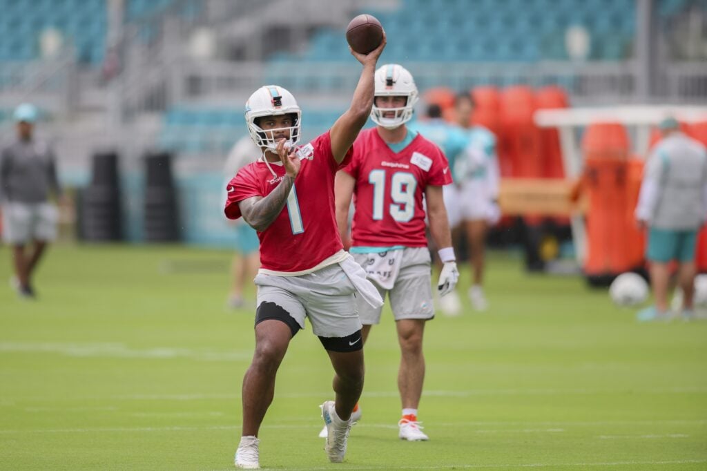 Miami Dolphins QB Tua Tagovailoa has best training camp practice to date