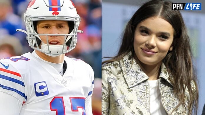 Hailee Steinfeld Makes Out With NFL Pro Josh Allen on Romantic Getaway