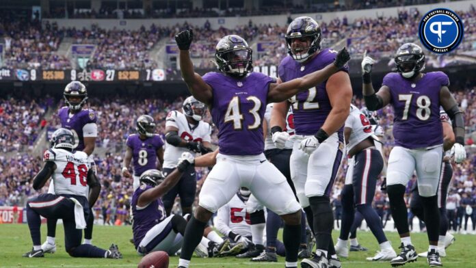 Fantasy football waiver wire, Week 2: Should you play Ravens RB Justice  Hill or Gus Edwards with JK Dobbins out? - DraftKings Network