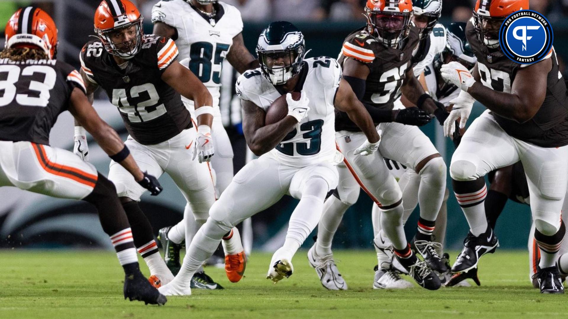 Eagles Running Back Fantasy Football Week 1 Outlook: Kenneth Gainwell vs.  Rashaad Penny vs. Boston Scott vs. D'Andre Swift