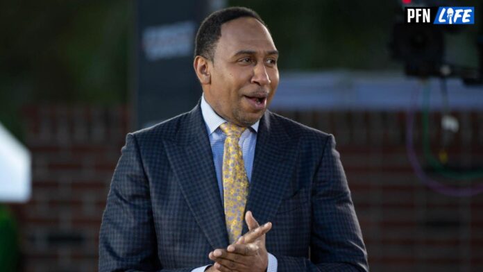 Stephen A. Smith Wears a Name Tag for Shannon Sharpe - He's Petty for This