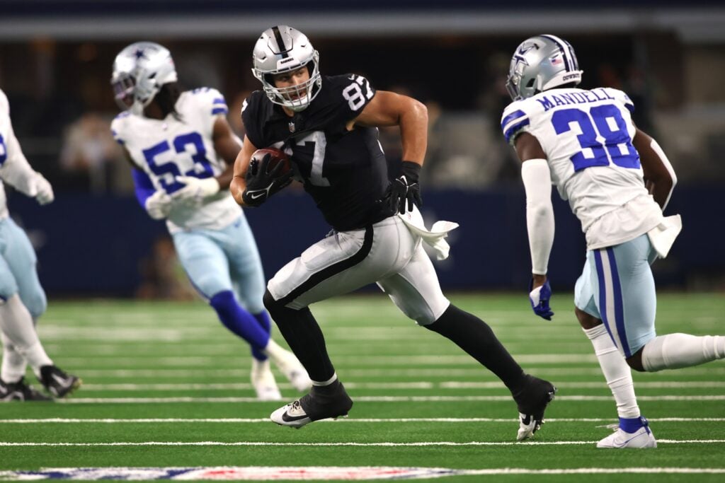 Raiders' Michael Mayer set for matchup with Bills' Dalton Kincaid, Raiders  News