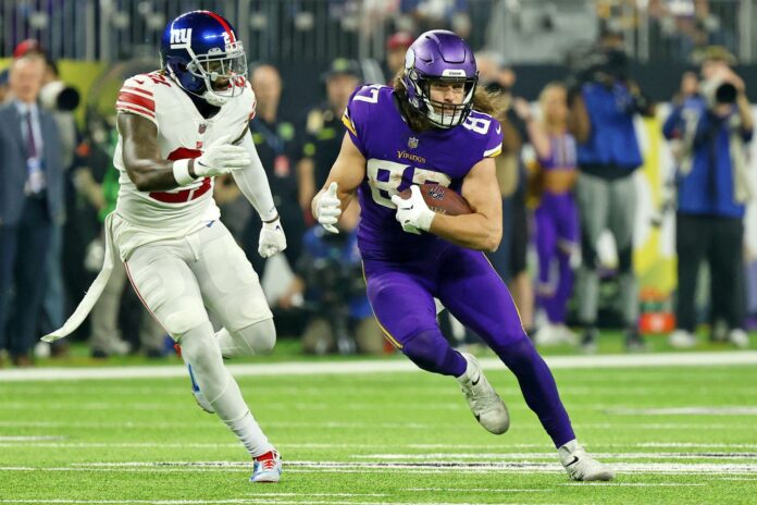 TJ Hockenson Fantasy Football Outlook & Vikings Super Bowl Odds