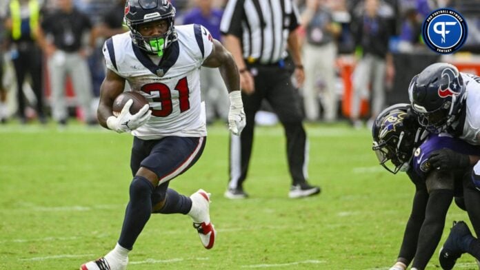 Houston Texans: Sit Dameon Pierce against the Ravens in fantasy football