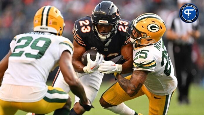 Roschon Johnson Start/Sit: Should the Bears' RB Be in Your Lineups Against  the Buccaneers?