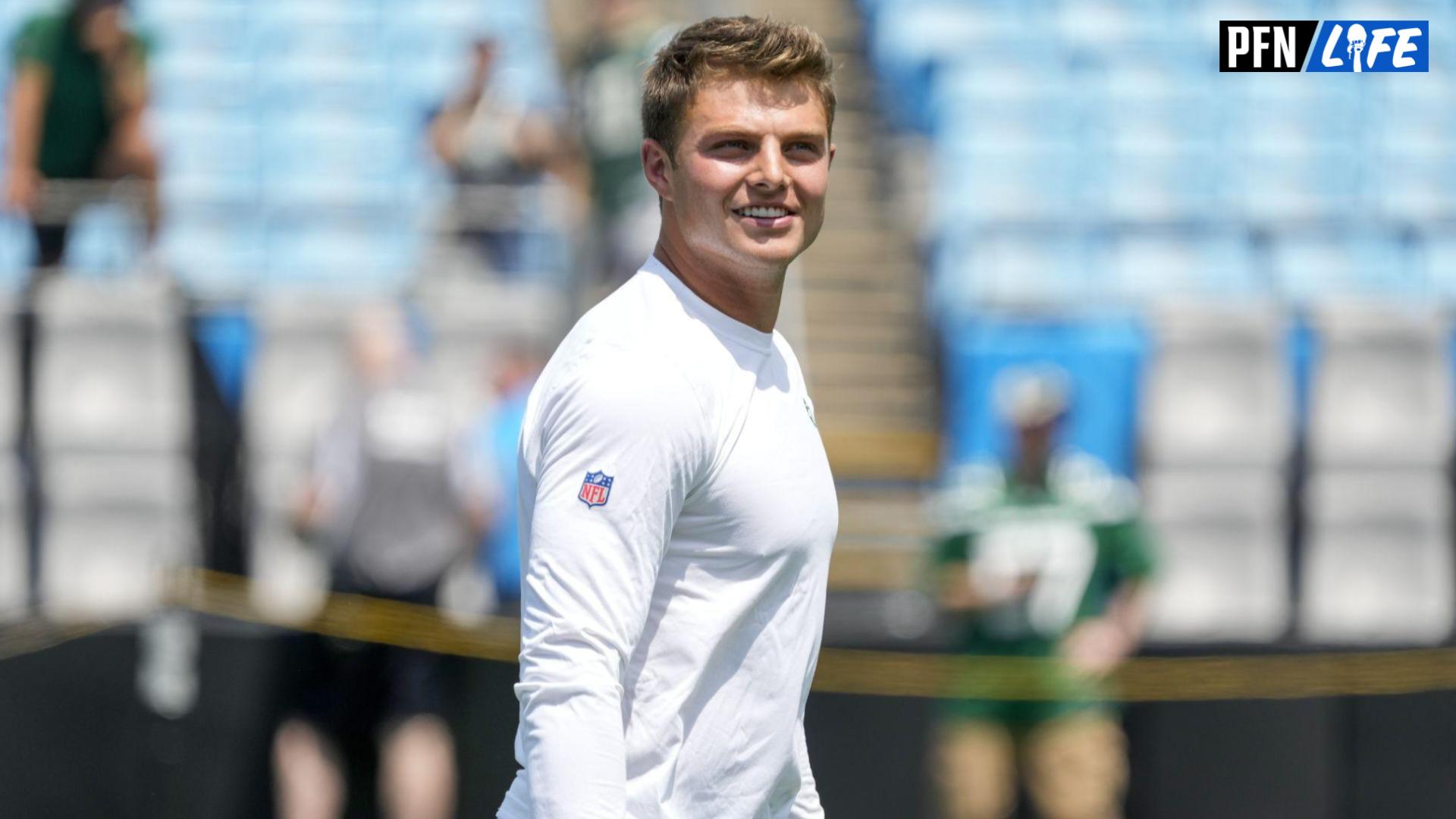 Zach Wilson's rumored girlfriend shares photo from Jets-Broncos