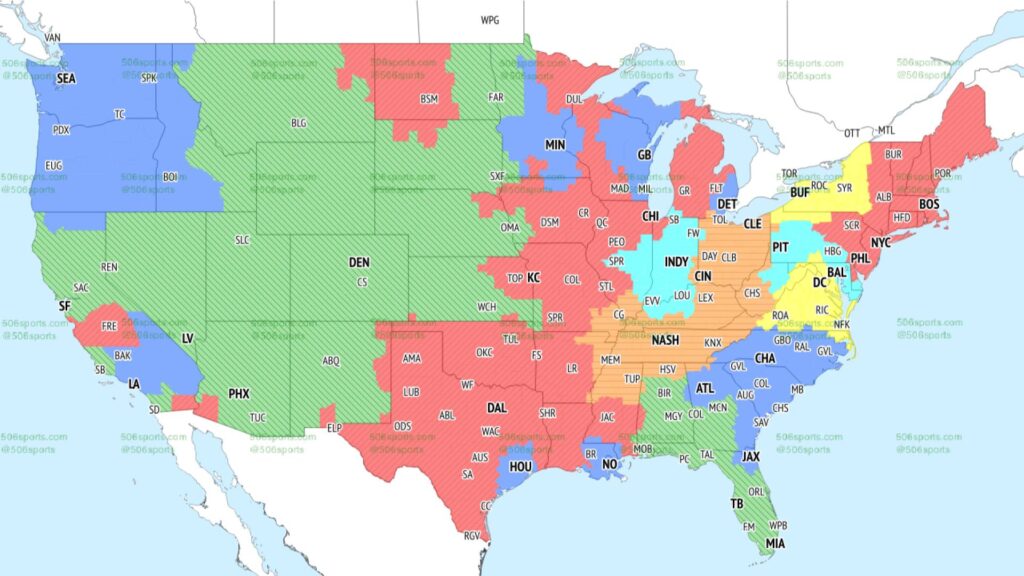 NFL Coverage Map Week 3: TV Schedule for FOX, CBS Broadcasts