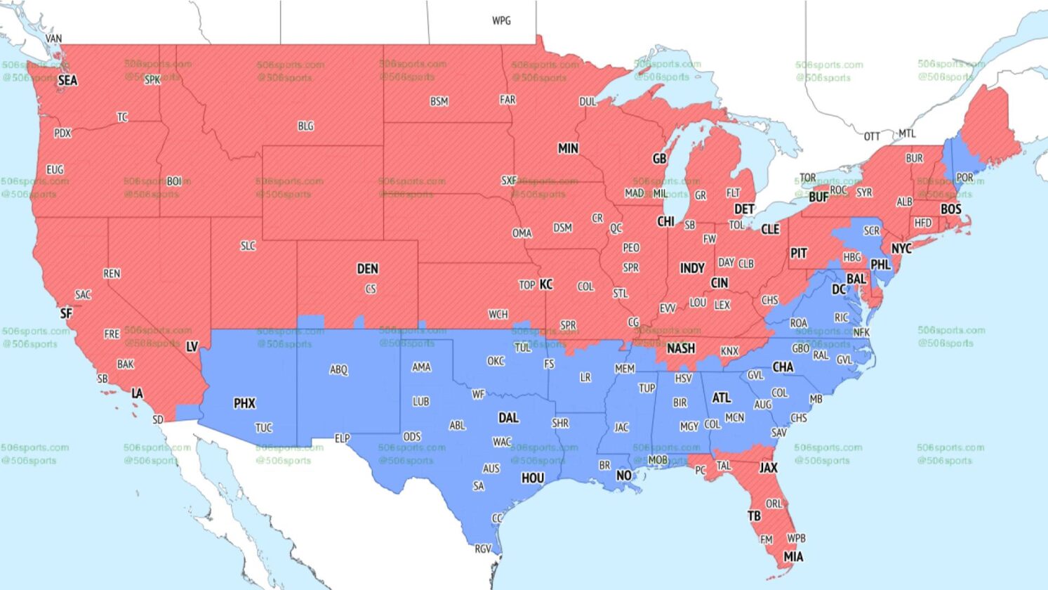 Nfl Week 3 Coverage Map 2024au Dacy Michel