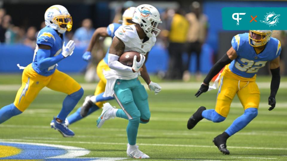 Dolphins' Jaylen Waddle 'Fine' After Practice Midsection Injury