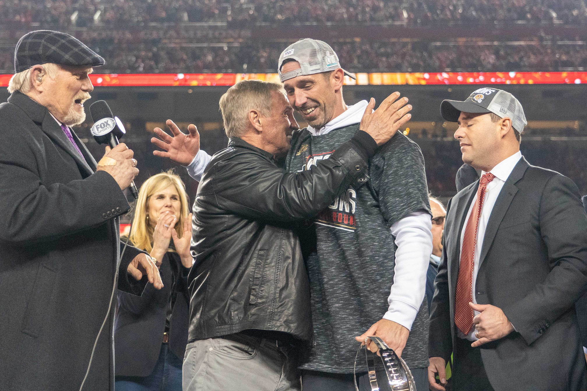 Kyle Shanahan San Francisco 49ers Black Jacket