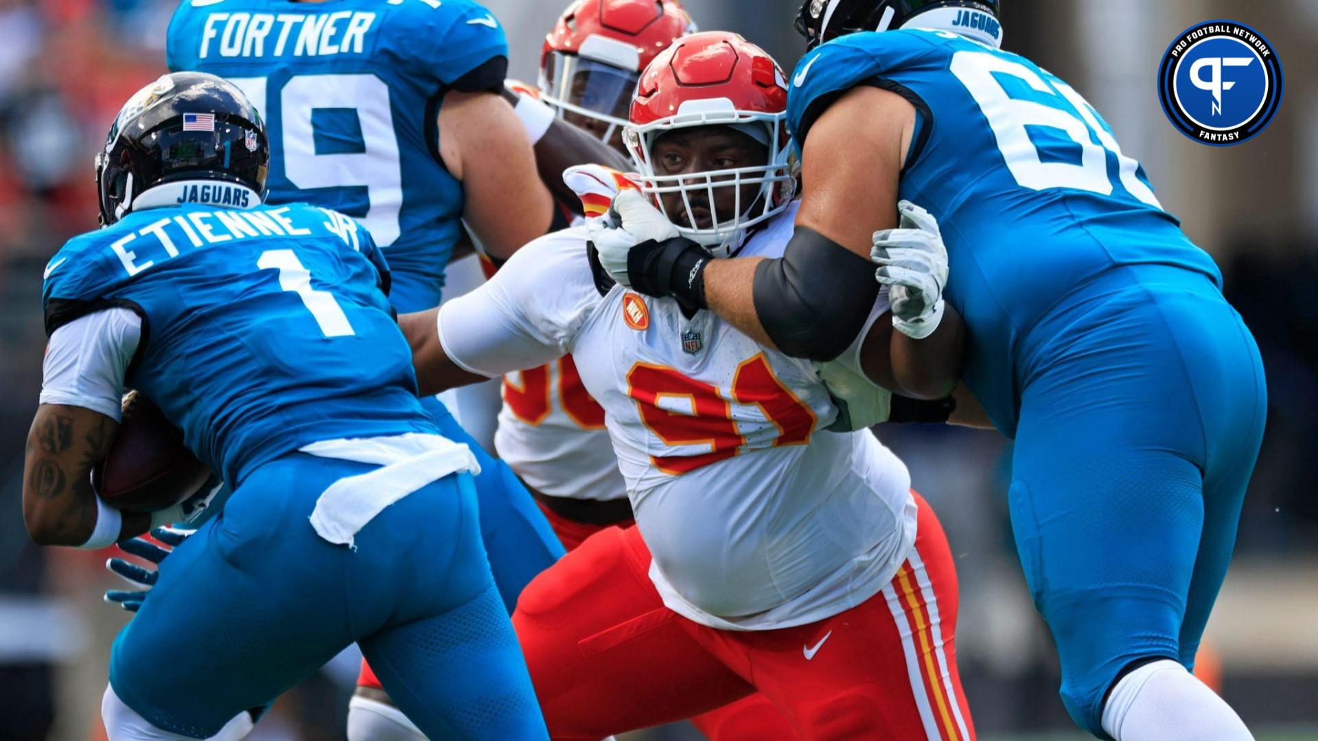 Fantasy Football Week 3 DST Rankings: PFN Consensus Top Options Include  Kansas City Chiefs, Jacksonville Jaguars, and Others