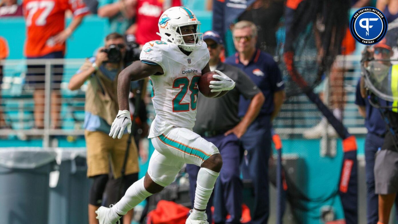 De'Von Achane Fantasy Waiver Wire Should I Pick Up the Dolphins RB