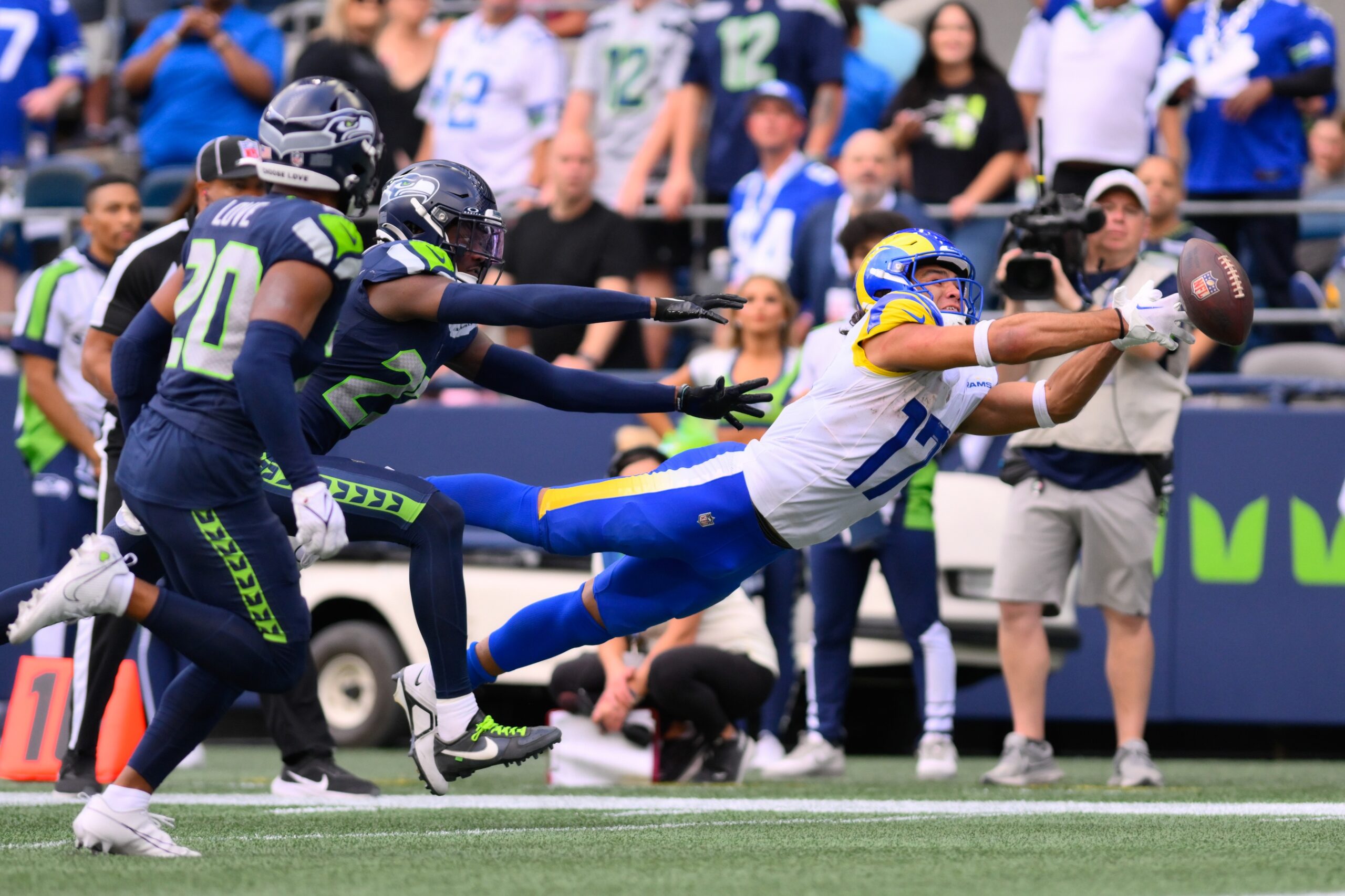 Puka Nacua, who leads Rams in receiving, active for MNF vs Cincinnati