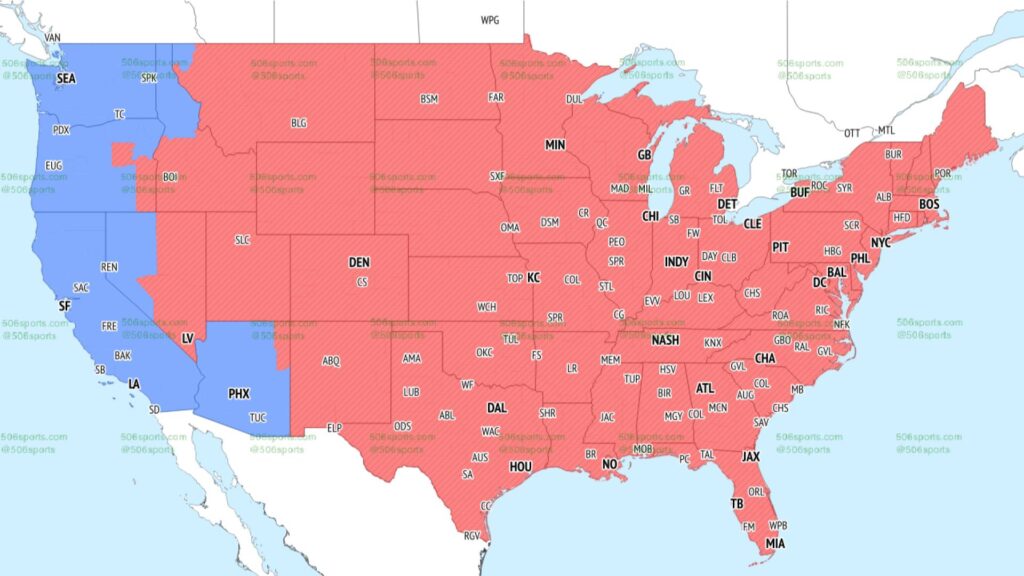 NFL Coverage Map Week 4: TV Schedule for FOX, CBS Broadcasts