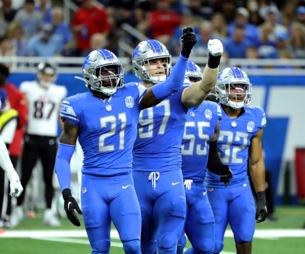 Detroit Lions' Brian Branch Carted Off Field with Ankle Injury