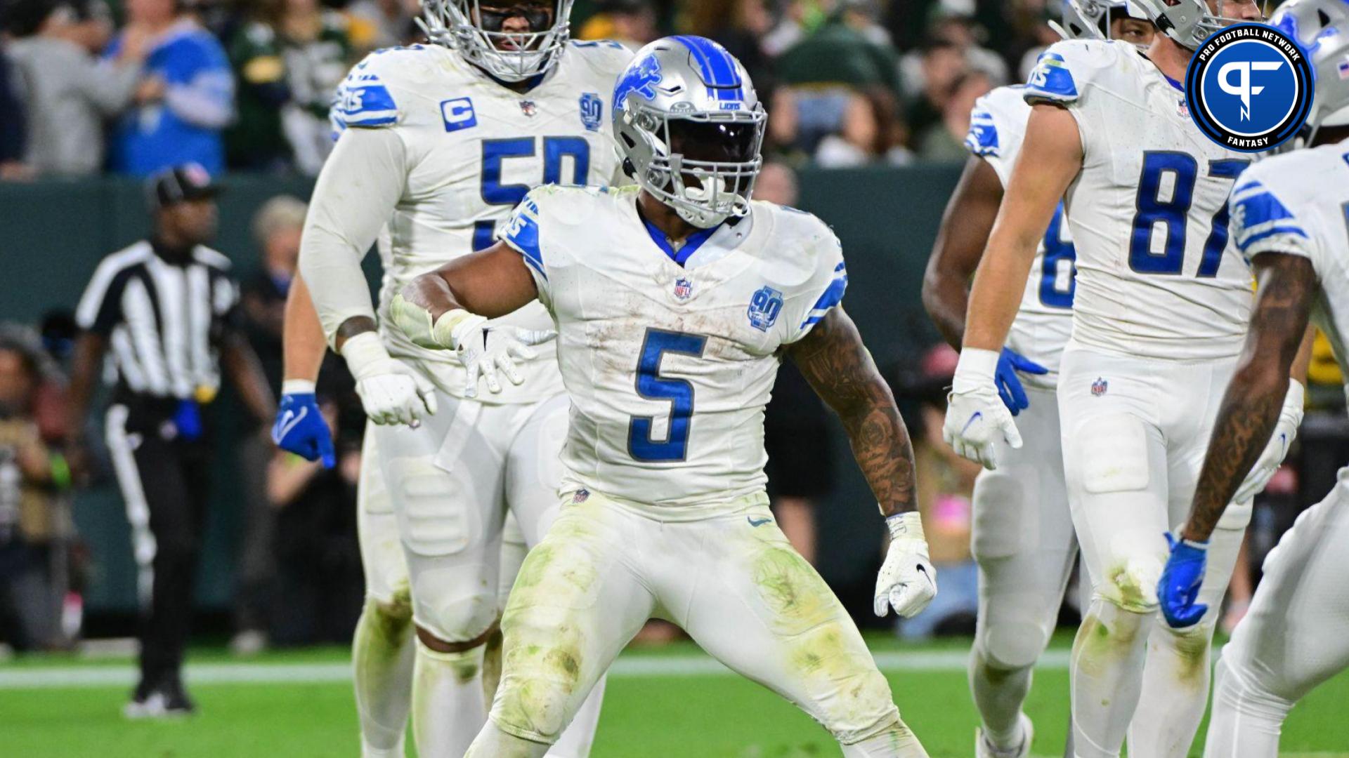 David Montgomery helps Lions top Packers, move into first in NFC North