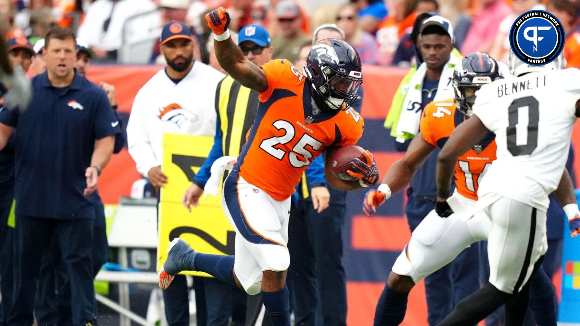 Broncos vs. Raiders Fantasy Football Worksheet, Week 1